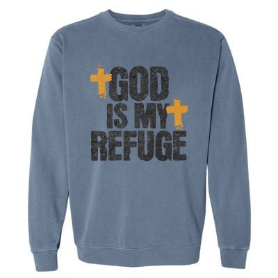 Normal Isnt Coming Back Yeshua Is Garment-Dyed Sweatshirt