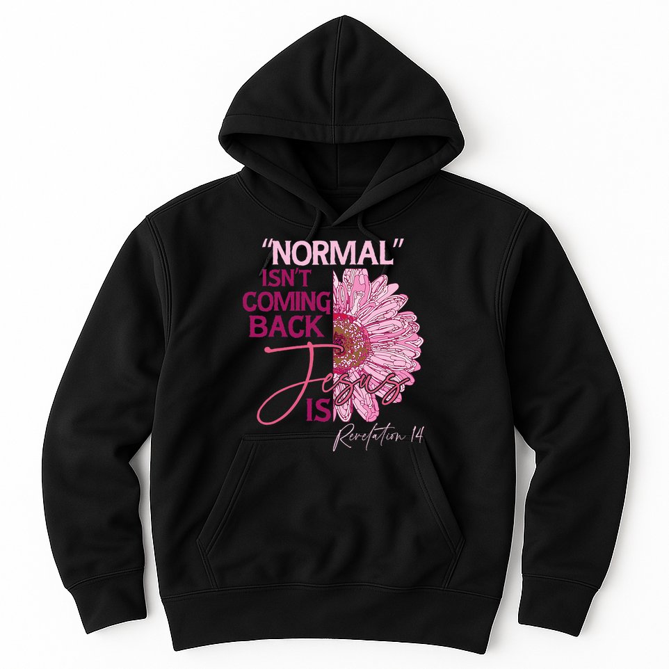 Normal Isnt Coming Back Jesus Is Hoodie