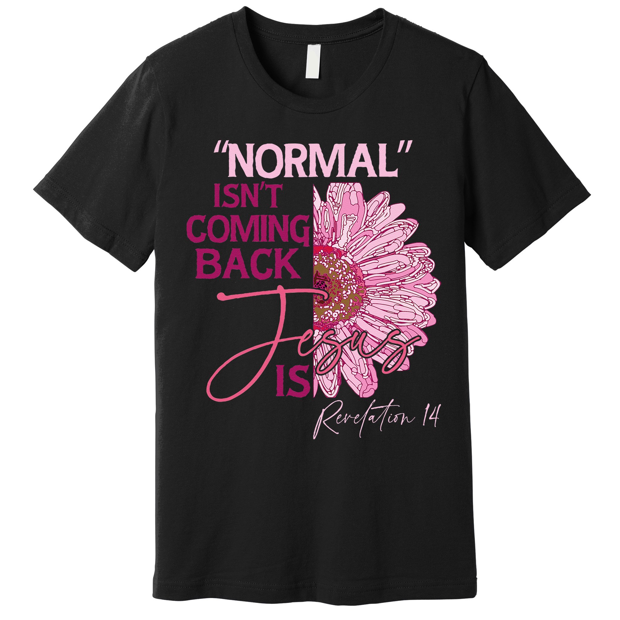 Normal Isnt Coming Back Jesus Is Premium T-Shirt