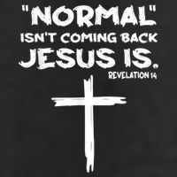 Normal Isnt Coming Back Jesus Is Cool Comfort Performance Bucket Hat
