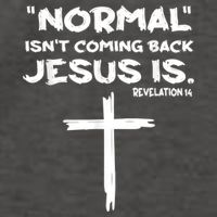 Normal Isnt Coming Back Jesus Is Vector Backpack