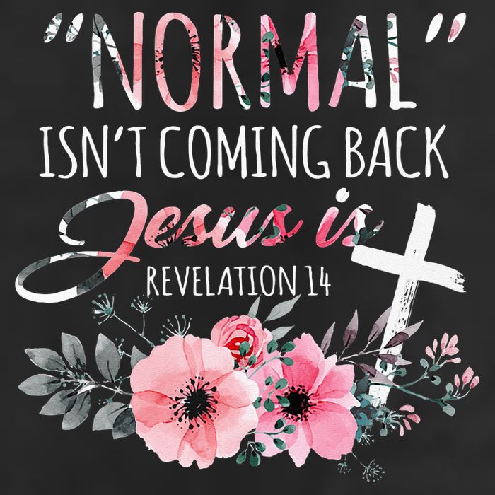 Normal Isnt Coming Back But Jesus Is Revelation 14 Flower 15oz Campfire Ceramic Mug