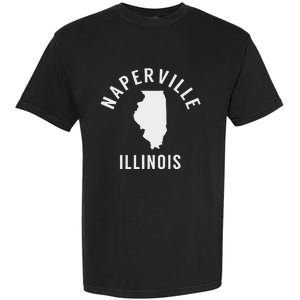 Naperville Illinois Classic Arch Il Garment-Dyed Heavyweight T-Shirt