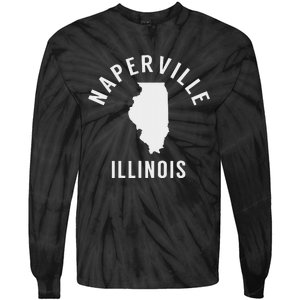 Naperville Illinois Classic Arch Il Tie-Dye Long Sleeve Shirt