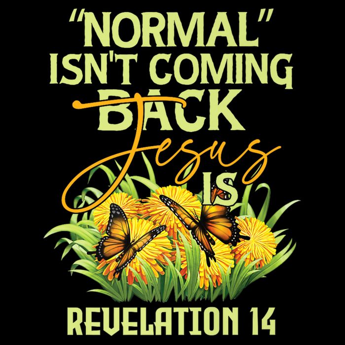 Normal Isnt Coming Back Jesus Is Drawstring Bag