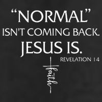 Normal Isnt Coming Back Jesus Is Revelation Faith Beanie