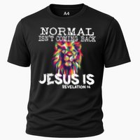 Normal Isnt Coming Back Jesus Is Cooling Performance Crew T-Shirt