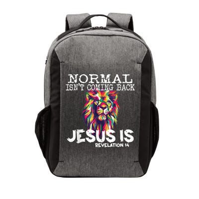 Normal Isnt Coming Back Jesus Is Vector Backpack