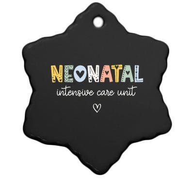 Neonatal Intensive Care Unit NICU Nurse Ceramic Star Ornament