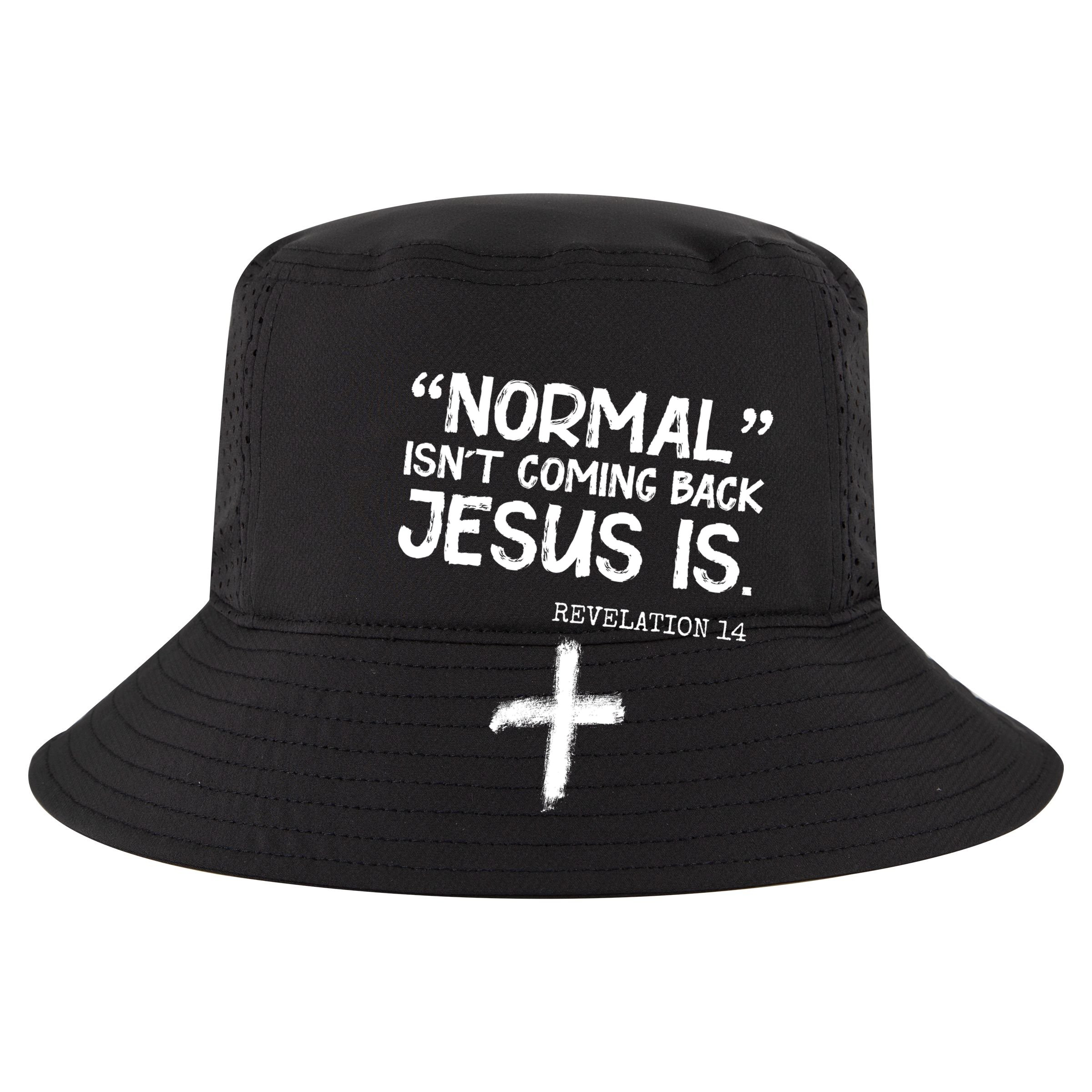 Normal Isn't Coming Back Jesus Is Revelation 14 Cropped Pullover Crew