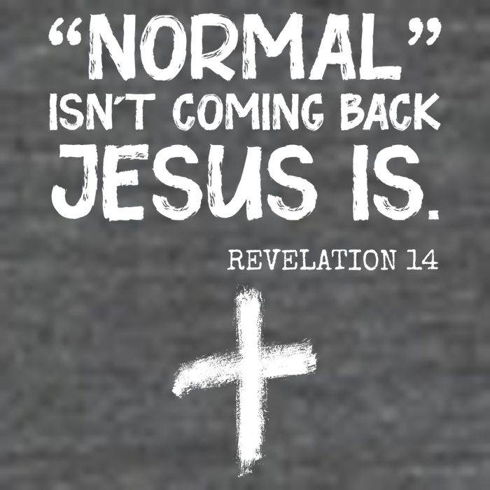 Normal Isn't Coming Back Jesus Is Revelation 14 Magnet