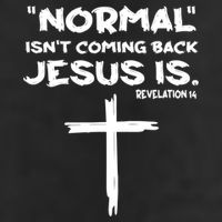 Normal Isnt Coming Back Jesus Is Cool Comfort Performance Bucket Hat