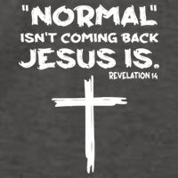 Normal Isnt Coming Back Jesus Is Vector Backpack