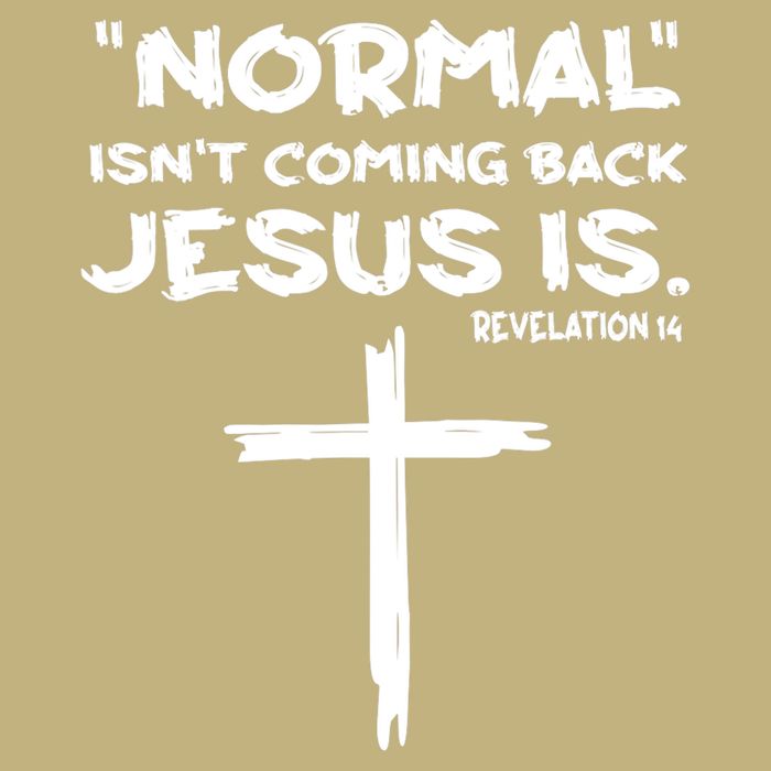 Normal Isnt Coming Back Jesus Is Magnet