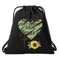Normal Isnt Coming Back Jesus Is Christian Drawstring Bag