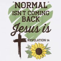 Normal Isnt Coming Back Jesus Is Christian Mesh Reversible Basketball Jersey Tank