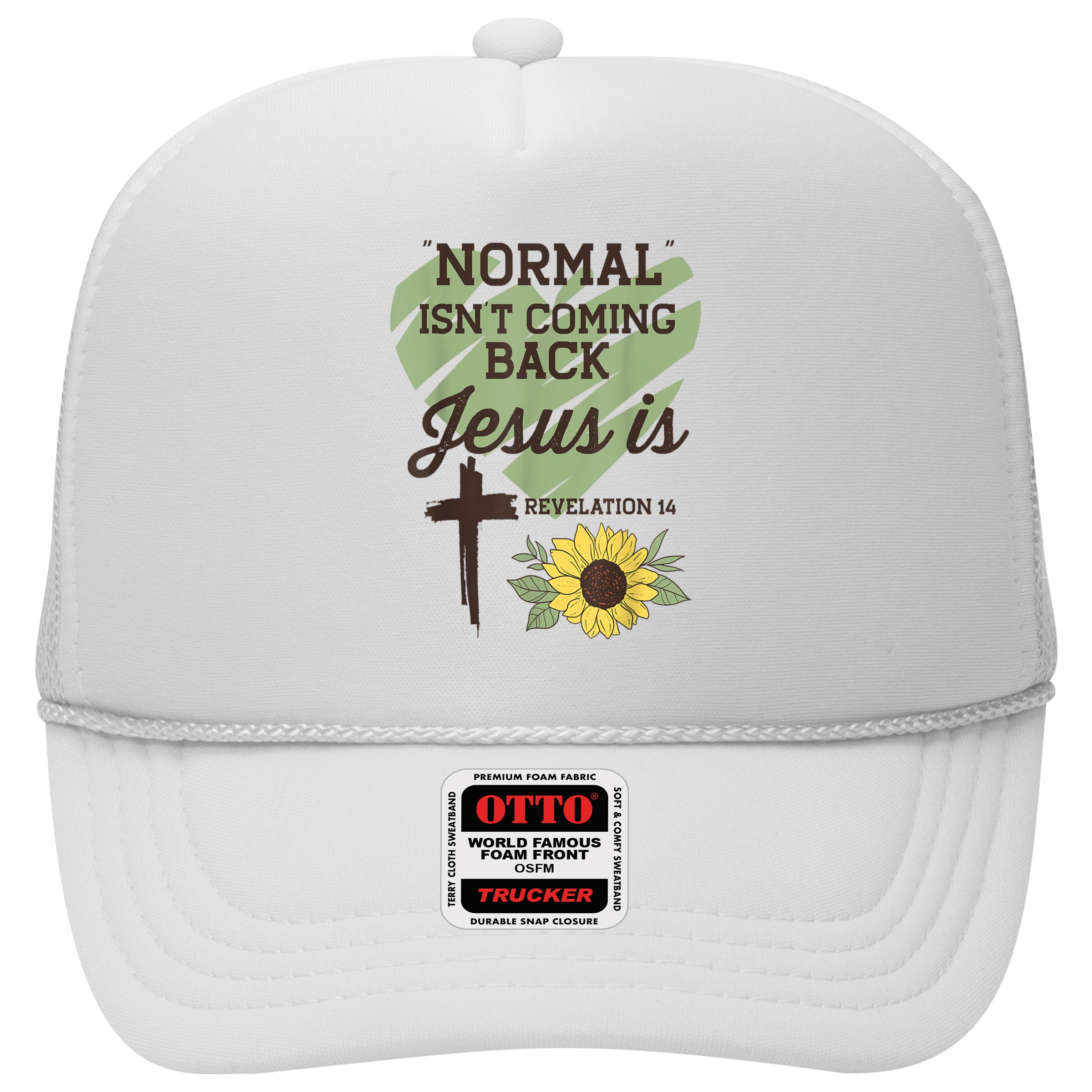 Normal Isnt Coming Back Jesus Is Christian Hat