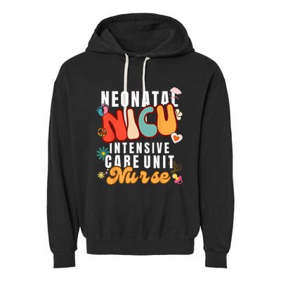 Neonatal Intensive Care Unit NICU Nurse for NICU Nurse Squad Garment-Dyed Fleece Hoodie