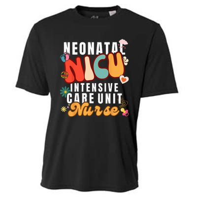 Neonatal Intensive Care Unit NICU Nurse for NICU Nurse Squad Cooling Performance Crew T-Shirt