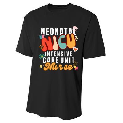 Neonatal Intensive Care Unit NICU Nurse for NICU Nurse Squad Performance Sprint T-Shirt