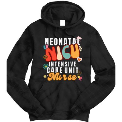 Neonatal Intensive Care Unit NICU Nurse for NICU Nurse Squad Tie Dye Hoodie