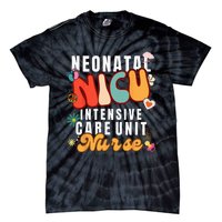 Neonatal Intensive Care Unit NICU Nurse for NICU Nurse Squad Tie-Dye T-Shirt