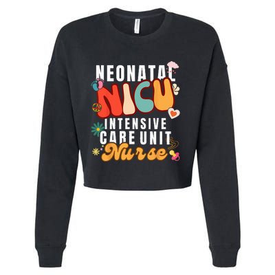 Neonatal Intensive Care Unit NICU Nurse for NICU Nurse Squad Cropped Pullover Crew