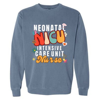 Neonatal Intensive Care Unit NICU Nurse for NICU Nurse Squad Garment-Dyed Sweatshirt