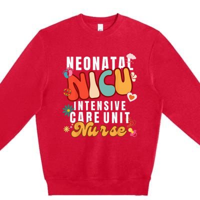 Neonatal Intensive Care Unit NICU Nurse for NICU Nurse Squad Premium Crewneck Sweatshirt