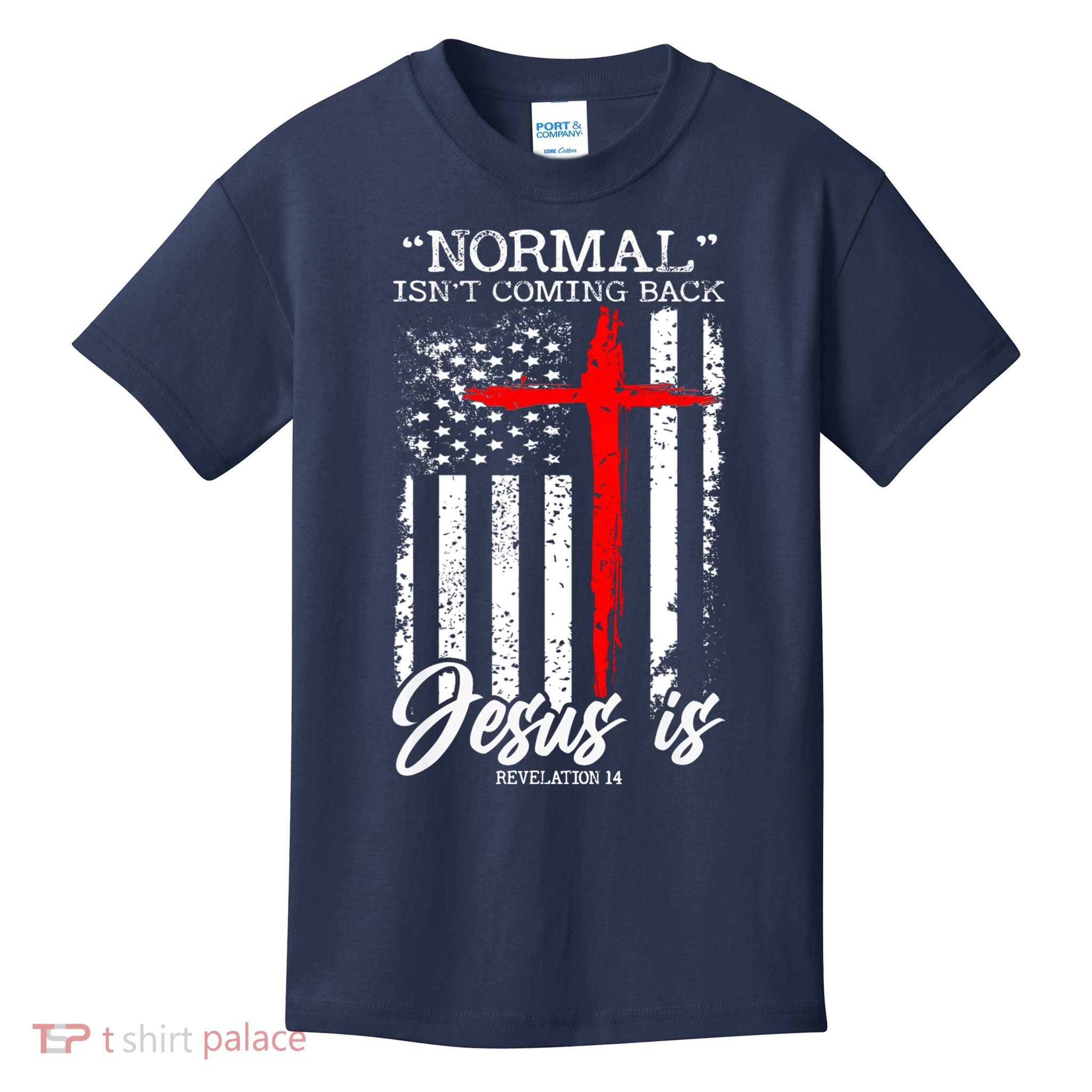 Normal Isn't Coming Back But Jesus Is Revelation 14  Kids T-Shirt
