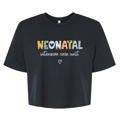 Neonatal Intensive Care Unit NICU Nurse Bella+Canvas Jersey Crop Tee