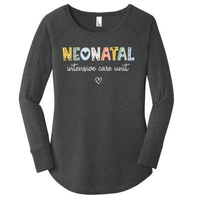 Neonatal Intensive Care Unit NICU Nurse Women's Perfect Tri Tunic Long Sleeve Shirt