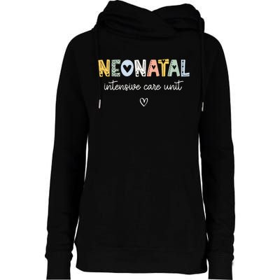 Neonatal Intensive Care Unit NICU Nurse Womens Funnel Neck Pullover Hood