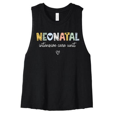 Neonatal Intensive Care Unit NICU Nurse Women's Racerback Cropped Tank