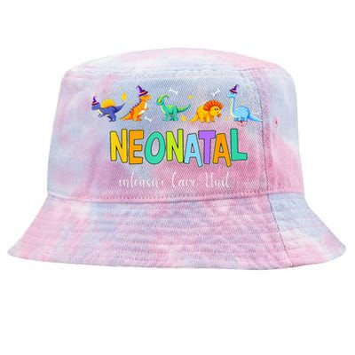 Neonatal Intensive Care Unit NICU Nurse Funny Halloween Tie-Dyed Bucket Hat