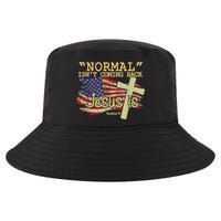 Normal Isn't Coming Back Jesus Is Revelation 14 Christian Cool Comfort Performance Bucket Hat