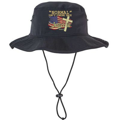 Normal Isn't Coming Back Jesus Is Revelation 14 Christian Bucket Hat
