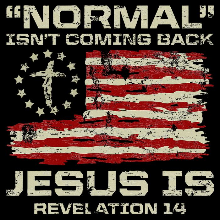 Normal IsnT Coming Back Jesus Is Christian American Flag 16 in Basic Backpack