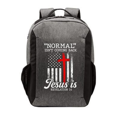 Normal Isn't Coming Back But Jesus Is Revelation Women Vector Backpack