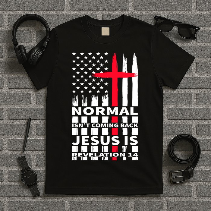Norman Isnt Coming Back Jesus Is Revelation 14 Christ Christianity T-Shirt