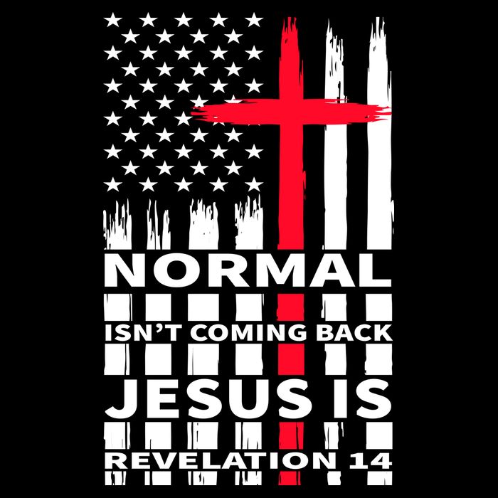 Norman Isnt Coming Back Jesus Is Revelation 14 Christ Christianity T-Shirt