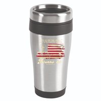 Normal Isn't Coming Back But Jesus Is Revelation 14 American Flag 16oz Travel Tumbler