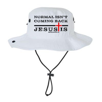 Normal Isn't Coming Back But Jesus Is Revelation 14 Bucket Hat