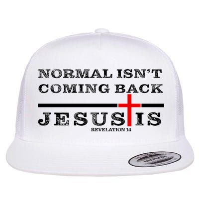 Normal Isn't Coming Back But Jesus Is Revelation 14 Flatbill Hat