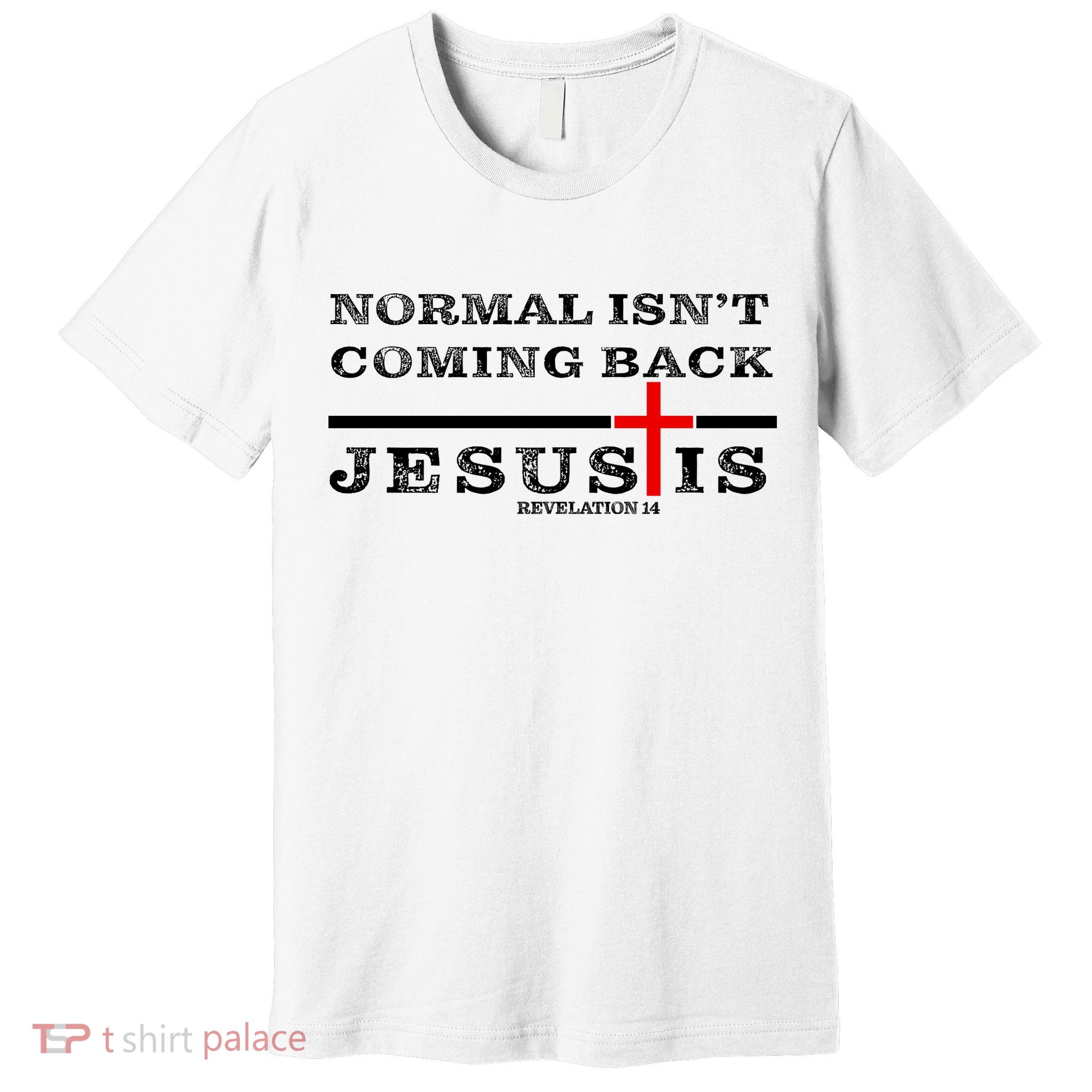 Normal Isn't Coming Back But Jesus Is Revelation 14 Premium T-Shirt