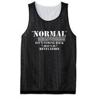 Norman Isnt Coming Back Jesus Is Revelation Christ Christianity Mesh Reversible Basketball Jersey Tank