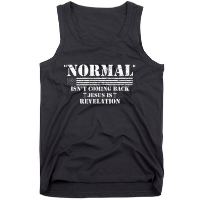 Norman Isnt Coming Back Jesus Is Revelation Christ Christianity Tank Top