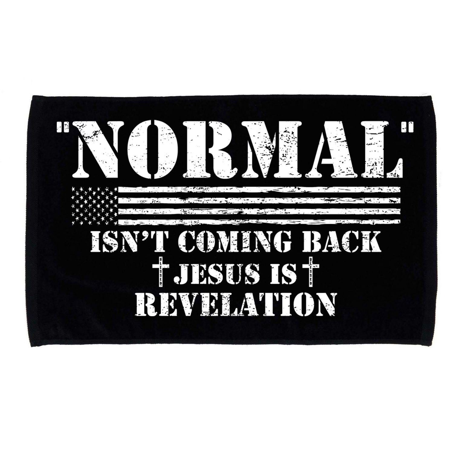 Norman Isnt Coming Back Jesus Is Revelation Christ Christianity Microfiber Hand Towel