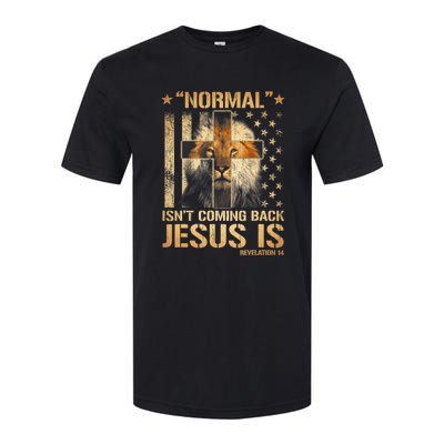 Normal Isn't Coming Back Jesus Is Revelation 14 Softstyle® CVC T-Shirt