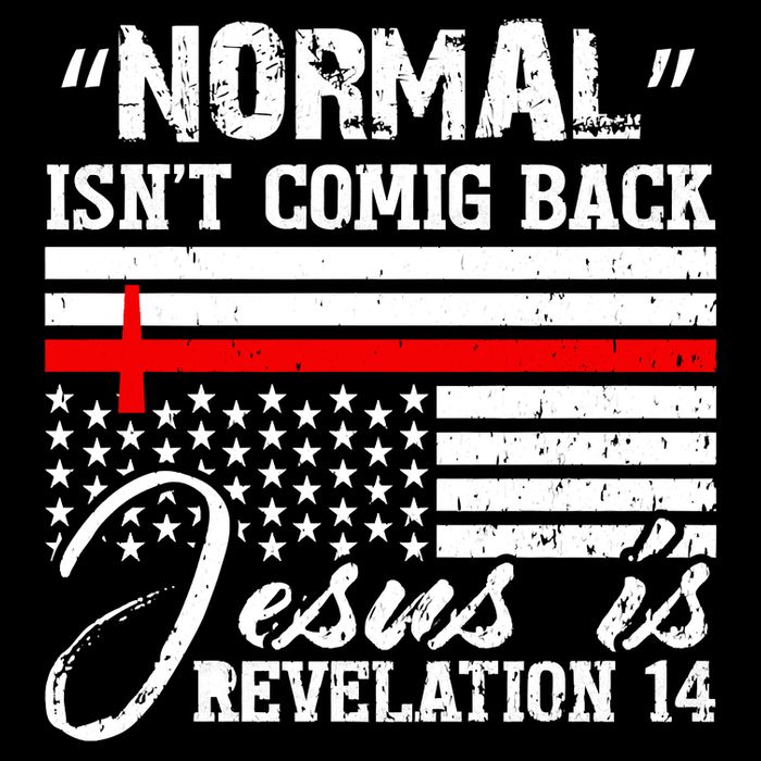 Normal Isn't Coming Back But Jesus Is Revelation Zip Tote Bag